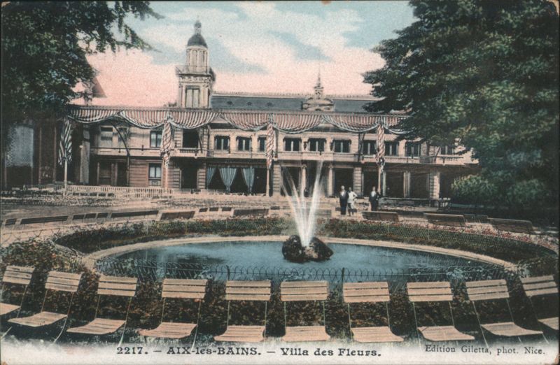 Villa des Fleurs, Aix-les-Bains France Giletta