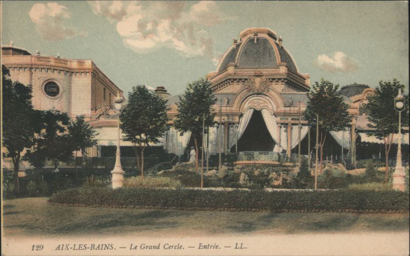 Aix-les-Bains Le Grand Cercle Entrance France