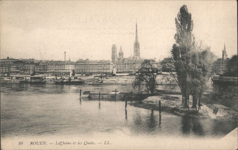 Rouen, La Seine et les Quais France