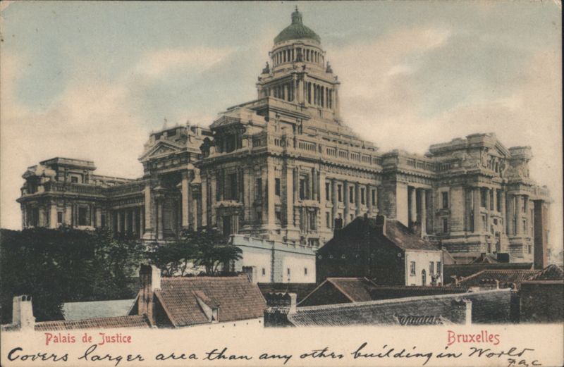 Palais de Justice, Brussels - Largest Building in World Belgium