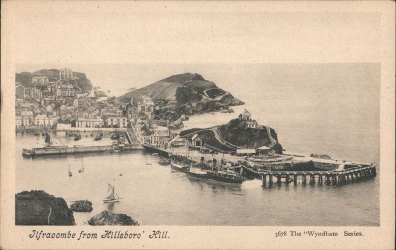 Ilfracombe from Hillsboro' Hill United Kingdom