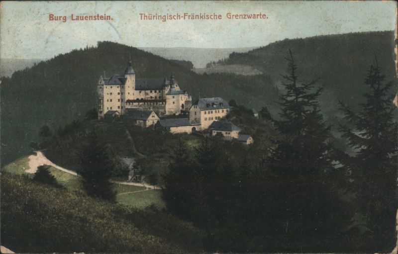Lauenstein Castle, Thuringian-Franconian Border Watch Germany