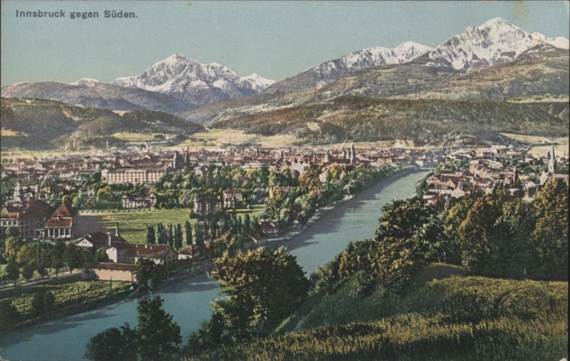 Innsbruck gegen Süden Austria