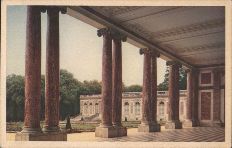 Le Grand Trianon, Le Péristyle, Versailles France