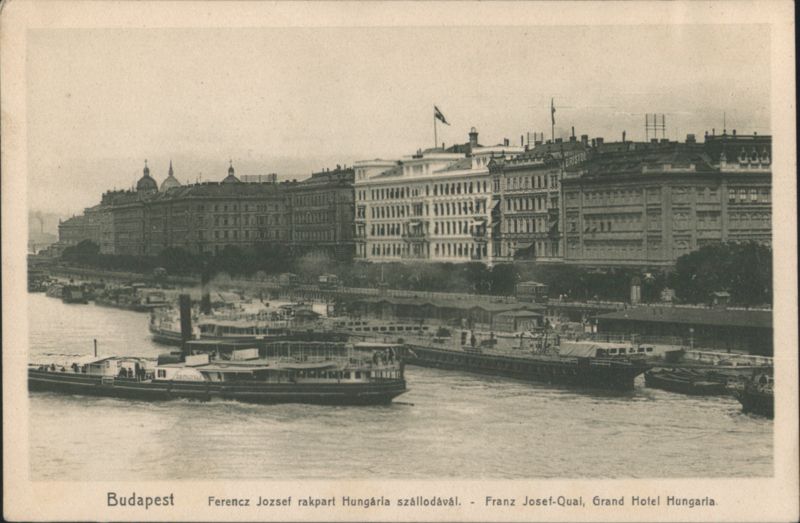Budapest, Franz Josef Quay, Grand Hotel Hungaria Hungary
