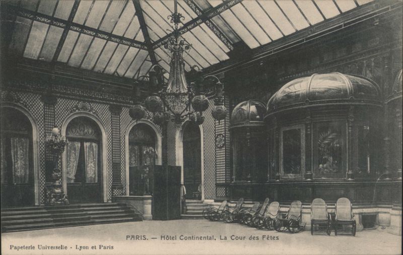 Hôtel Continental, La Cour des Fêtes, Paris France