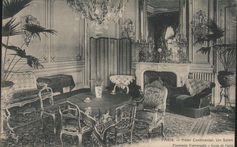 Hôtel Continental Salon, Paris France