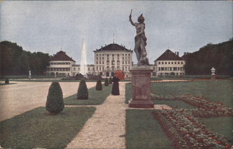 Nymphenburg Palace, Gardens, Fountain, Statue Munich Germany