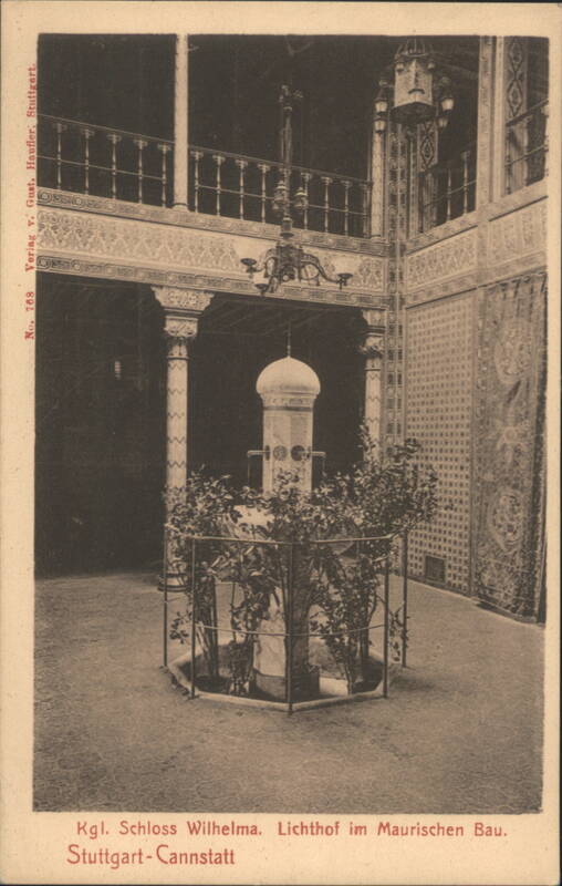 Wilhelma Palace Moorish Courtyard, Stuttgart Germany