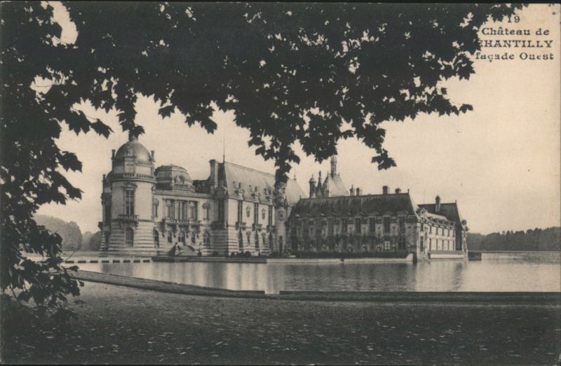 Château de Chantilly, West Facade France