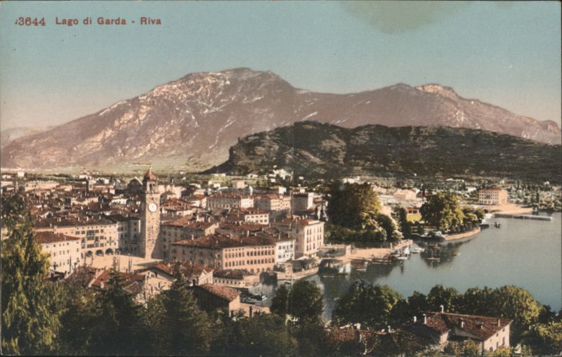 Lago di Garda - Riva with Clock Tower Italy