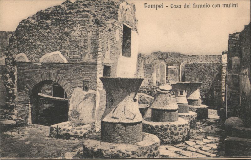 Pompei - Casa del fornaio con mulini Italy