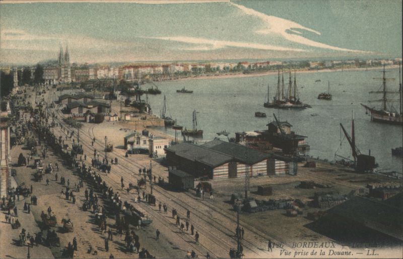 Bordeaux Waterfront View from Customs France
