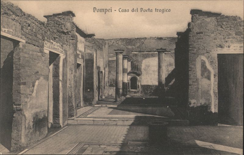 Pompei - Casa del Poeta tragico Italy