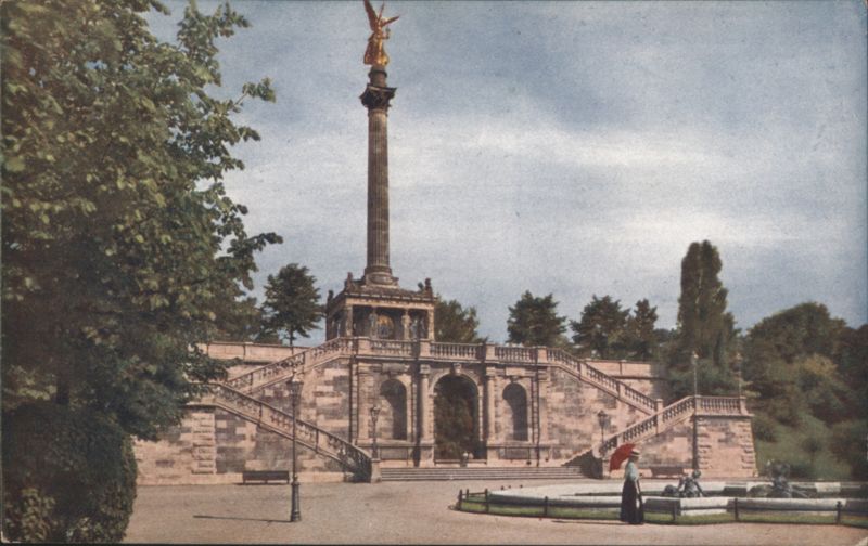 Prinzregententerrasse with Peace Monument, Munich Germany
