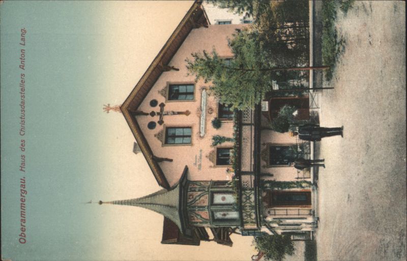 Haus des Christusdarstellers Anton Lang, Oberammergau Germany