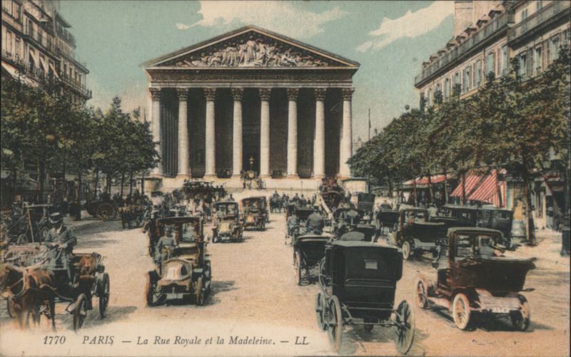 La Rue Royale et la Madeleine, Paris France