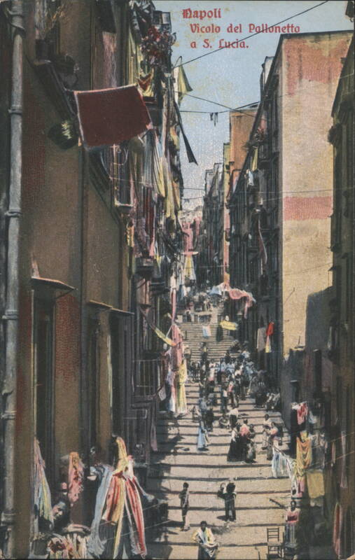 Napoli Vicolo del Pallonetto a S. Lucia Naples Italy