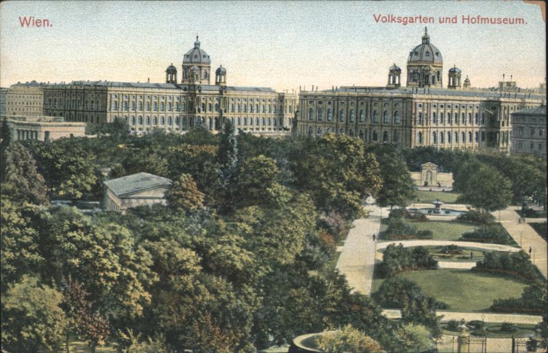Volksgarten and Hofmuseum, Wien Vienna Austria
