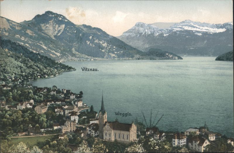 Lake Lucerne, Weggis and Vitznau, Switzerland