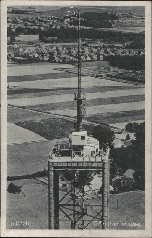 Odintårnet (Odin Tower) Aerial View Odense Denmark