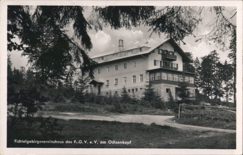 Fichtelgebirgsvereinshaus Ochsenkopf Mountain Germany