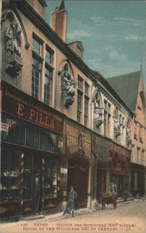 Reims, Maison des Musiciens (XIIIe Siècle) France
