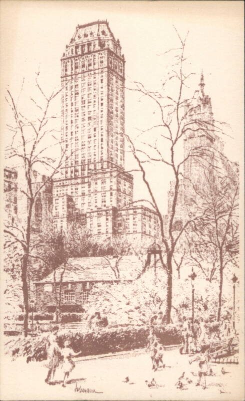 The Pierre, Viewed from Central Park, New York Karl Dehmann