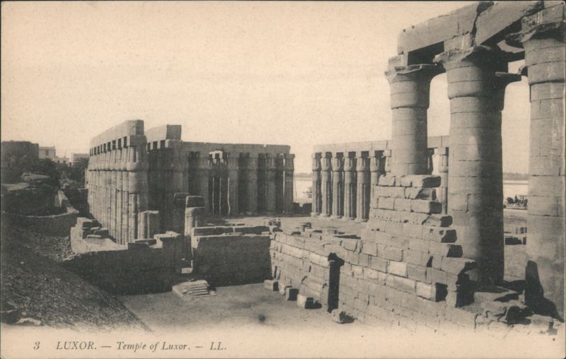 Temple of Luxor, Ancient Egyptian Ruins Africa