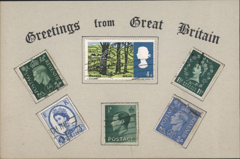 Greetings from Great Britain Postage Stamps United Kingdom