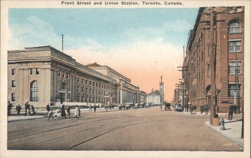 Front Street and Union Station Toronto Canada Misc. Canada