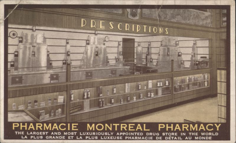 Pharmacie Montreal Pharmacy Interior - Prescriptions QC Canada