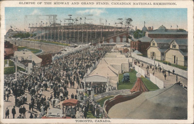 Midway & Grand Stand, Canadian National Exhibition Toronto Canada