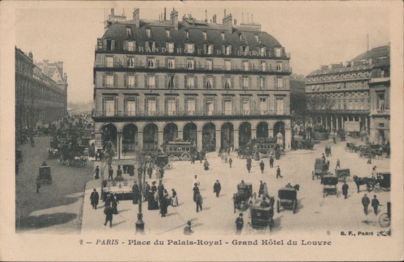 Place du Palais-Royal, Grand Hôtel du Louvre, Paris France