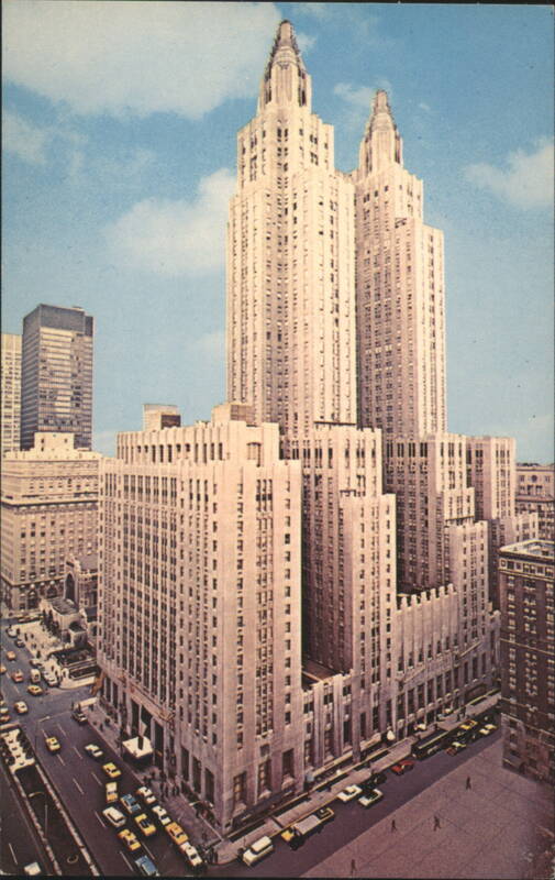The Waldorf-Astoria Hotel, Park Avenue New York