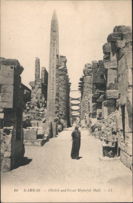 Karnak Obelisk and Great Hypostyle Hall Egypt Africa