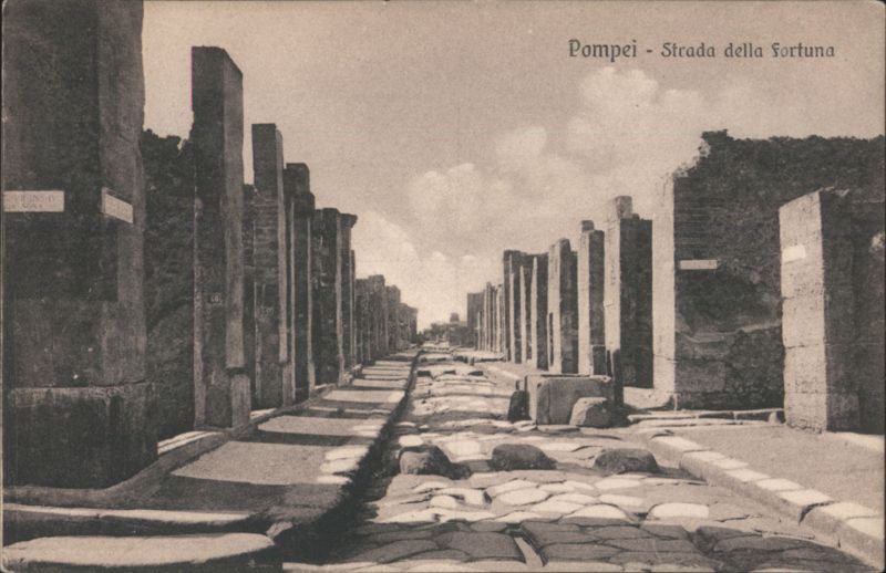 Pompei - Strada della Fortuna Italy