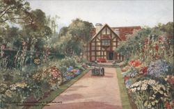 Shakespeare's Birthplace Garden, Stratford-upon-Avon Postcard