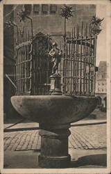 Nürnberg Gänsemännchen Fountain Postcard