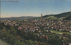 Freiburg im Breisgau General View Postcard