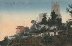 Alt-Windeck Castle Ruins, Bühl, Baden Postcard