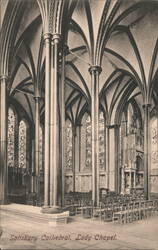 Salisbury Cathedral, Lady Chapel Interior Postcard