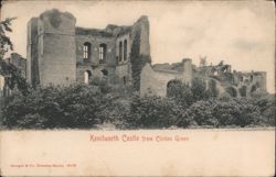 Kenilworth Castle from Clinton Green Postcard