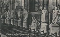 Statesmen's Corner, Westminster Abbey Postcard