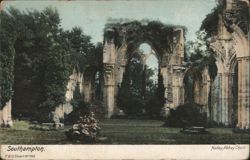 Netley Abbey Choir, Southampton Postcard