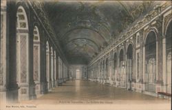 Palais de Versailles - La Galerie des Glaces Postcard