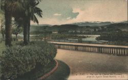 Pau - View towards Pyrenees from Square Saint-Martin Postcard