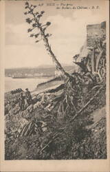 Nice - View from the Castle Rocks Postcard