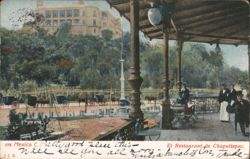 El Restaurant de Chapultepec, Mexico City Postcard