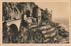 Ponte San-Luigi, Grimaldi - Ventimiglia, Italian Border Postcard
